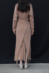 BASERANGE 24 Autumn and Winter SHAW PUNICA Long Sleeve Tunic Portugal BAS-DRSPL-CH-AU24-ZHUANHEI Brick (Black)